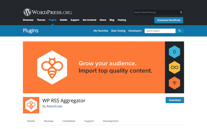 WP RSS Aggregator