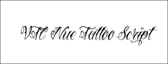 nue tattoo script