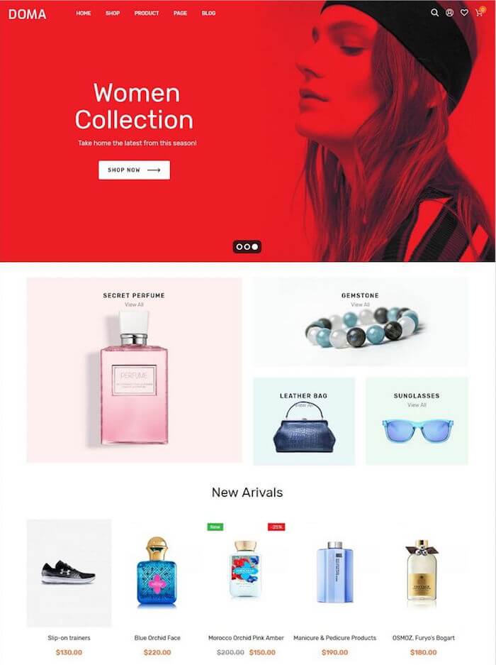 Doma Fastest Google AMP WooCommerce Theme