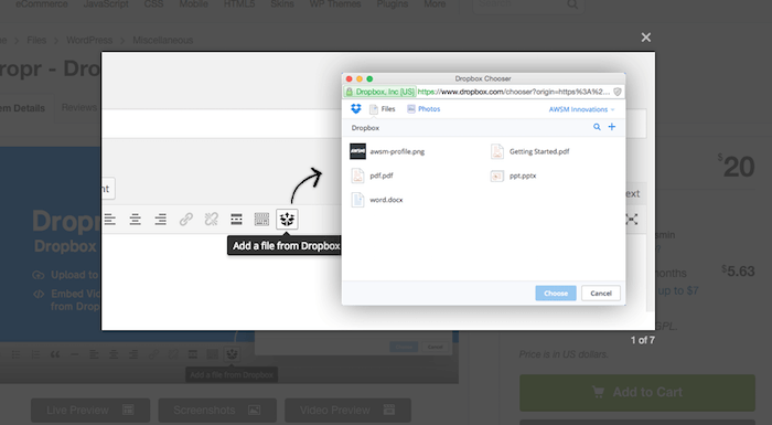 Dropr Dropbox Plugin Dropr Dropbox Plugin