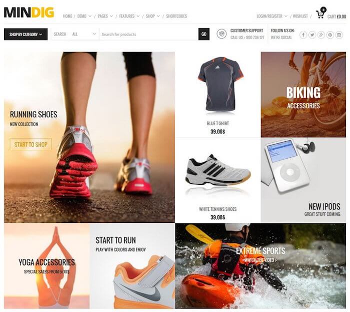 Mindig WordPress Theme