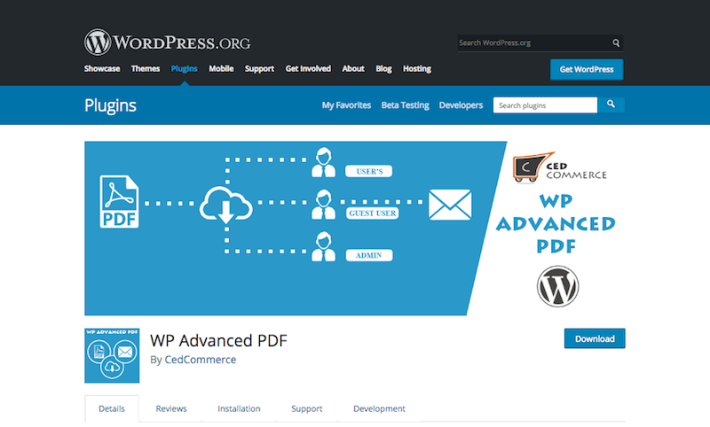 WP Advanced PDF