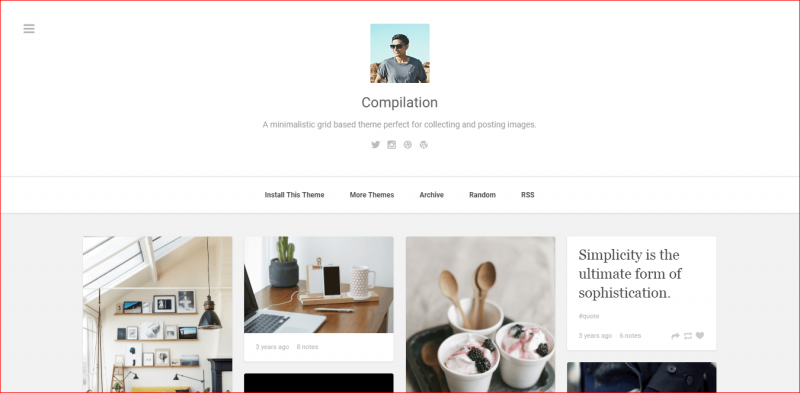 Compilation Compilation Tumblr Theme
