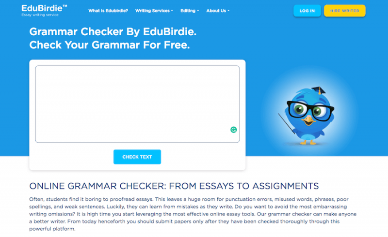 EduBirdie Grammar Checker