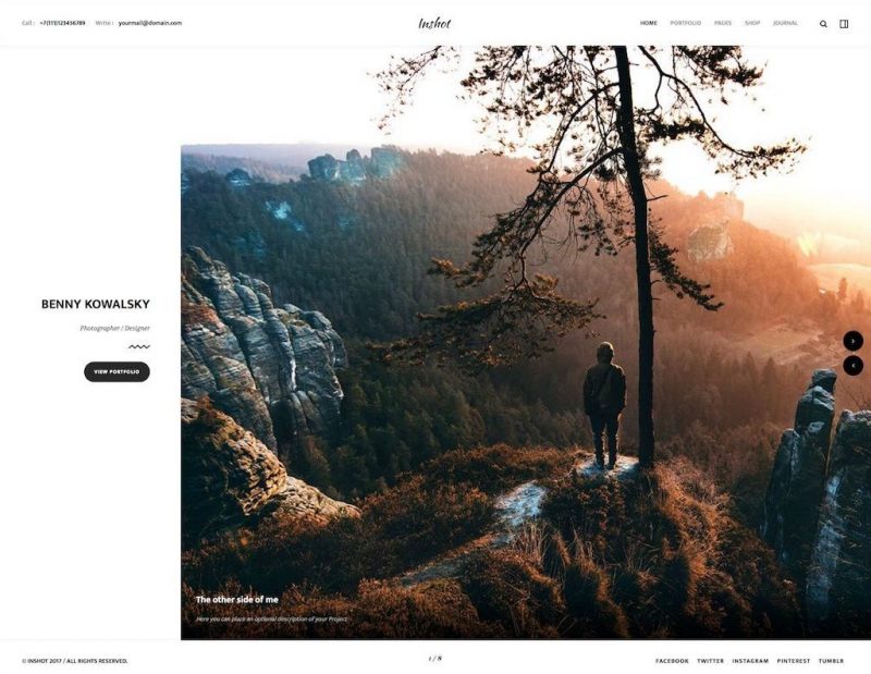 Inshot HTML Template