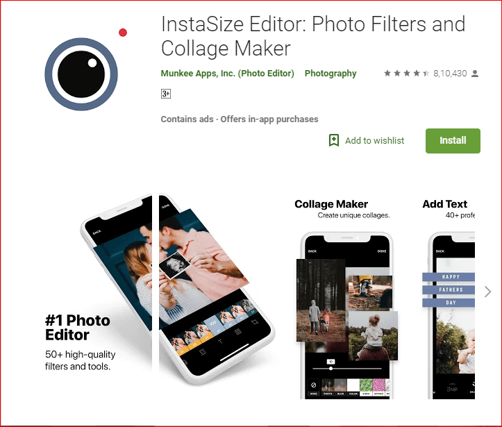 Instasize Instasize App for Tumblr