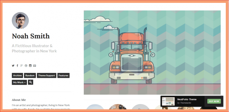 Neatfolio Neatfolio Tumblr Theme