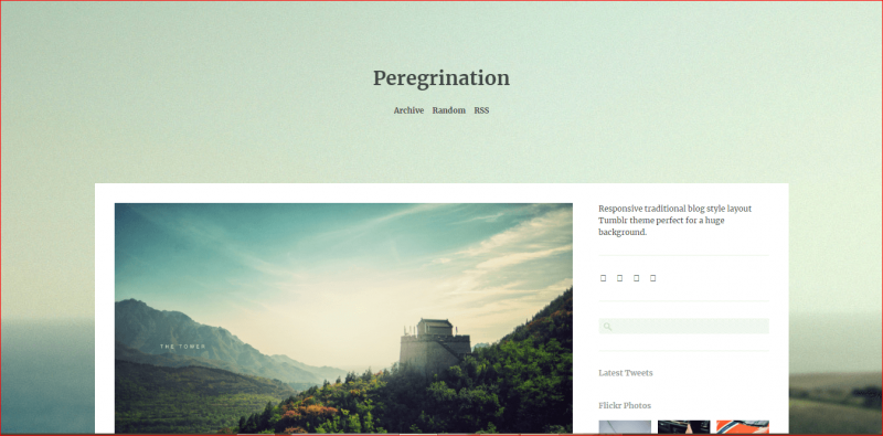 Peregrination Peregrination Theme