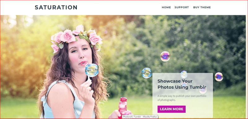 Saturation Saturation Tumblr Theme