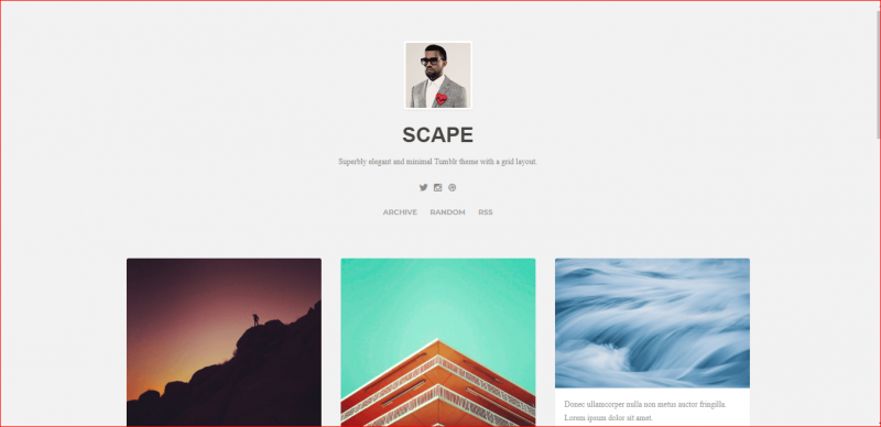 Scape Scape Theme