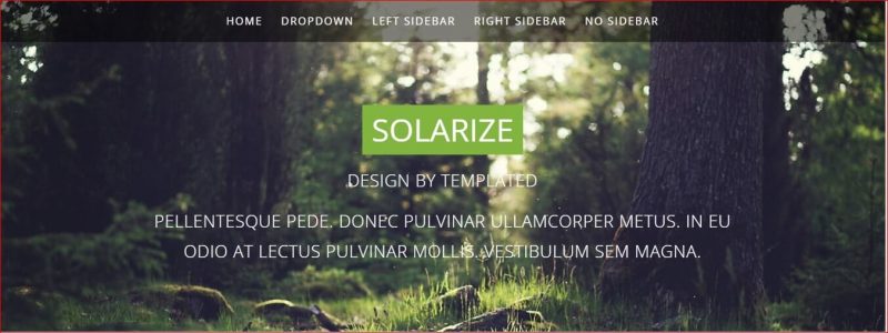 Solarize Template