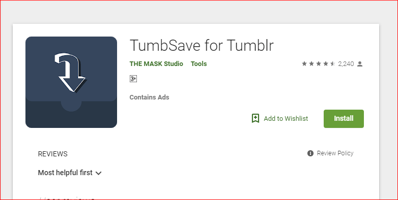 Tumbsave Best Tumblr Apps