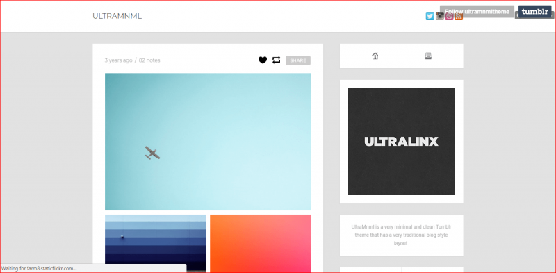 Ultramnml UltraMnml Tumblr Theme