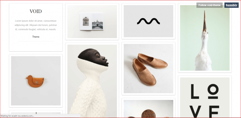 Void Void Tumblr Photography Theme