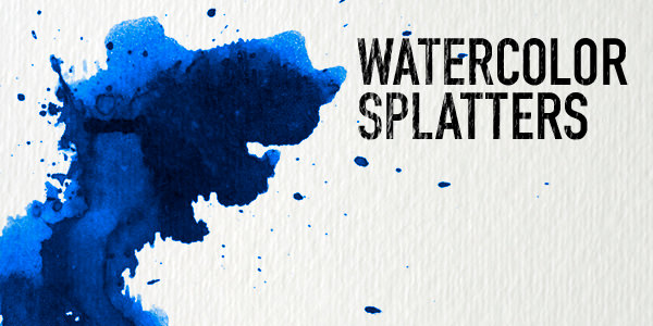 Watercolor Splatters Watercolour Splatters