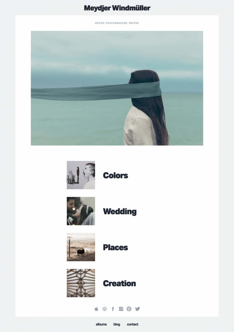 Avamia Artistic Photography Theme