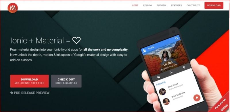 Ionic Ionic Framework