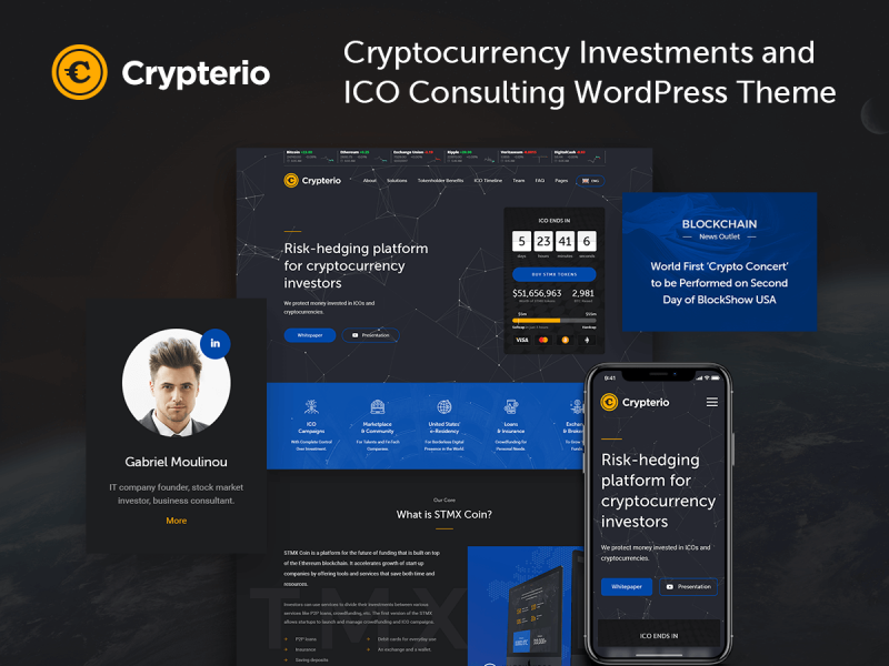 Lymcoin WordPress Theme