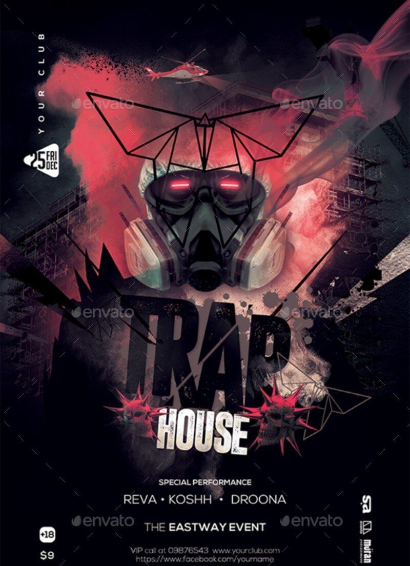Trap House Poster / Flyer Template
