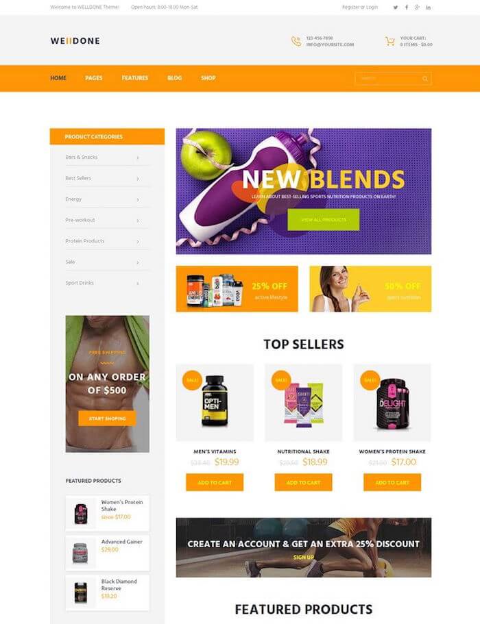 Welldone WordPress Theme