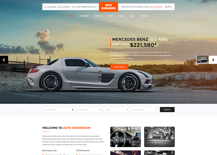auto showroom Auto Showroom WordPress Theme