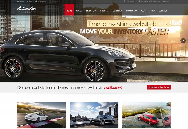 automotive wordpress themes Automotive WordPress Theme