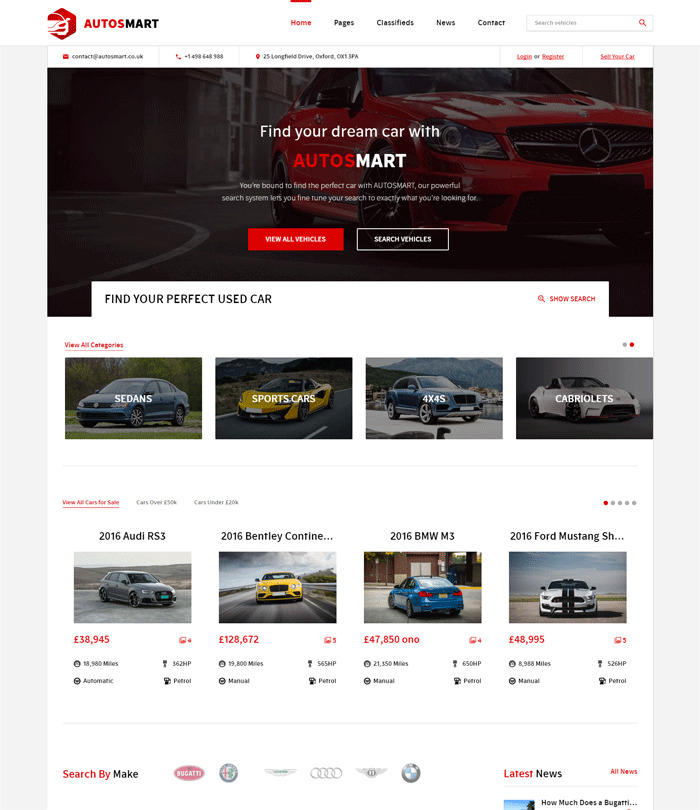 autosmart AutosMart WordPress Theme