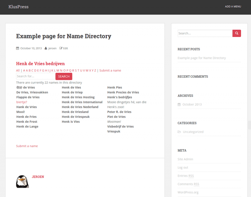 glossary directory plugin glossary directory plugin