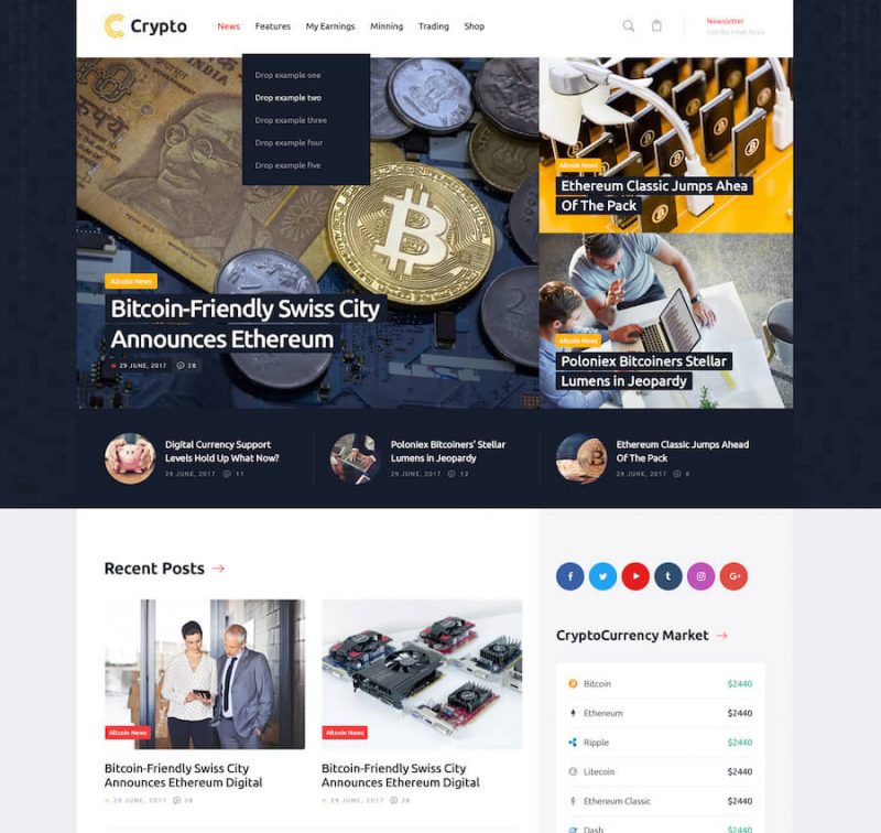 Crypton WordPress Theme