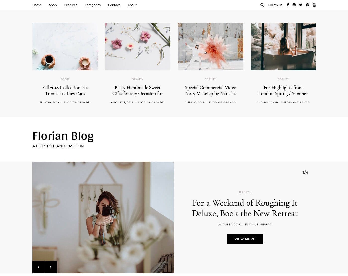 Florian WordPress Theme