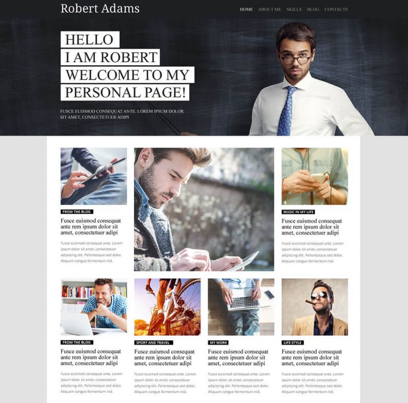 Profile WordPress Theme