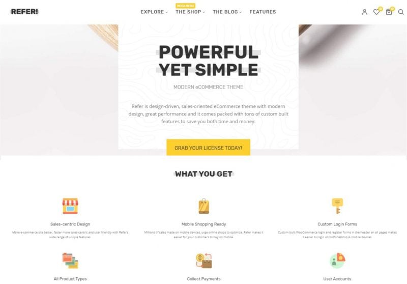 Refer WordPress Theme