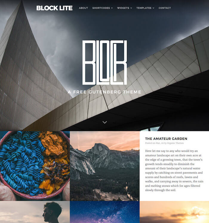 block lite wordpress theme block-lite-wordpress-theme