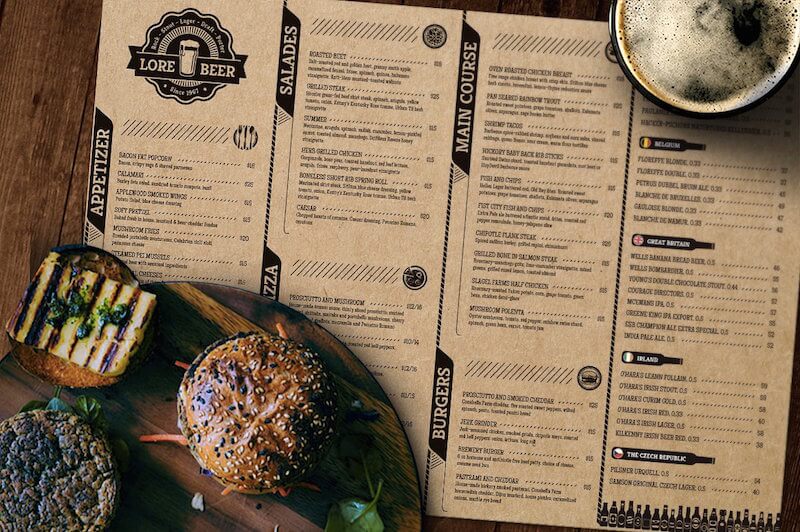 Restaurant Menu templates