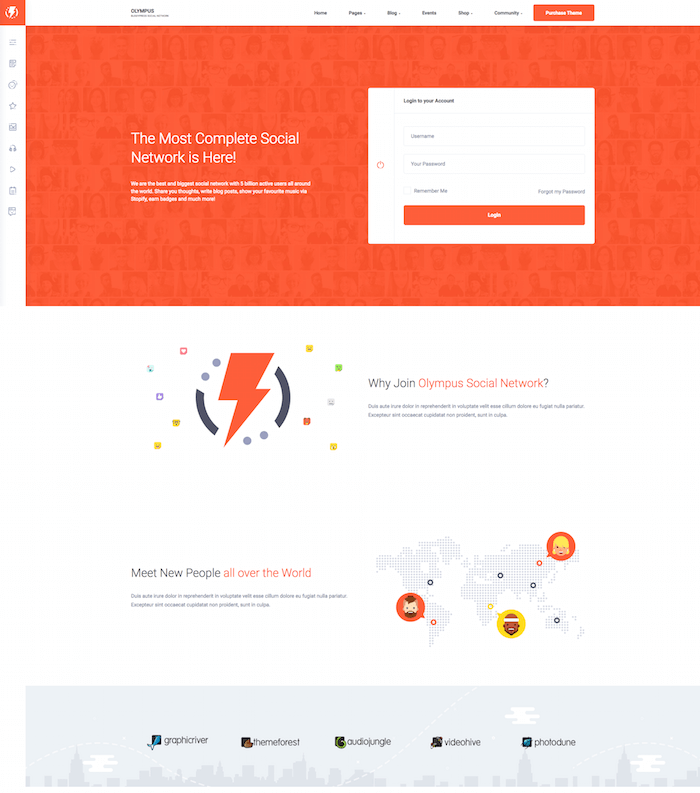 Olympus BuddyPress Theme Olympus BuddyPress Theme