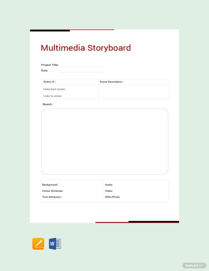 10 Storyboard Template