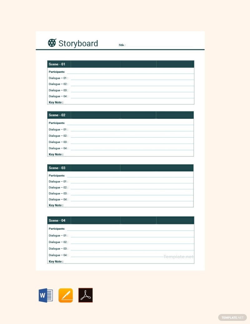 Storyboard Template