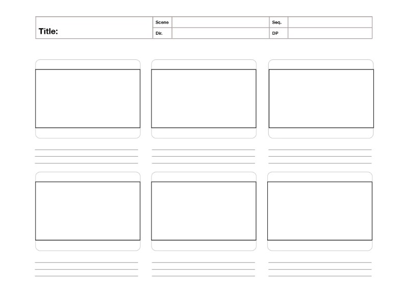 21 Storyboard Template