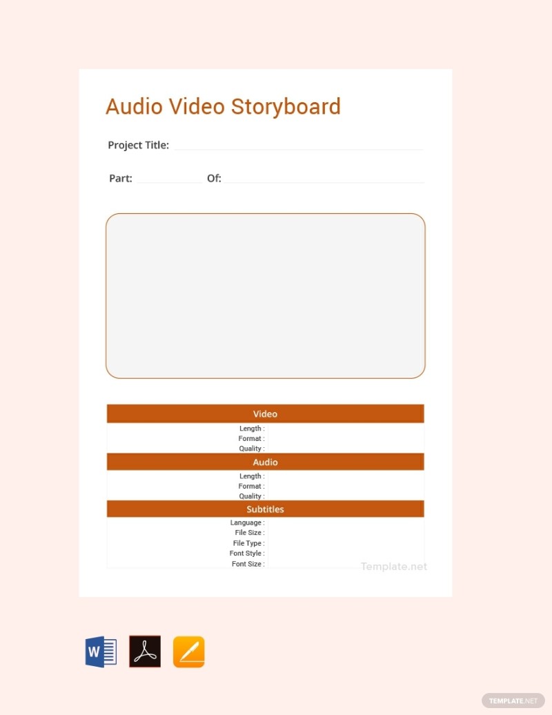 7 Storyboard Template
