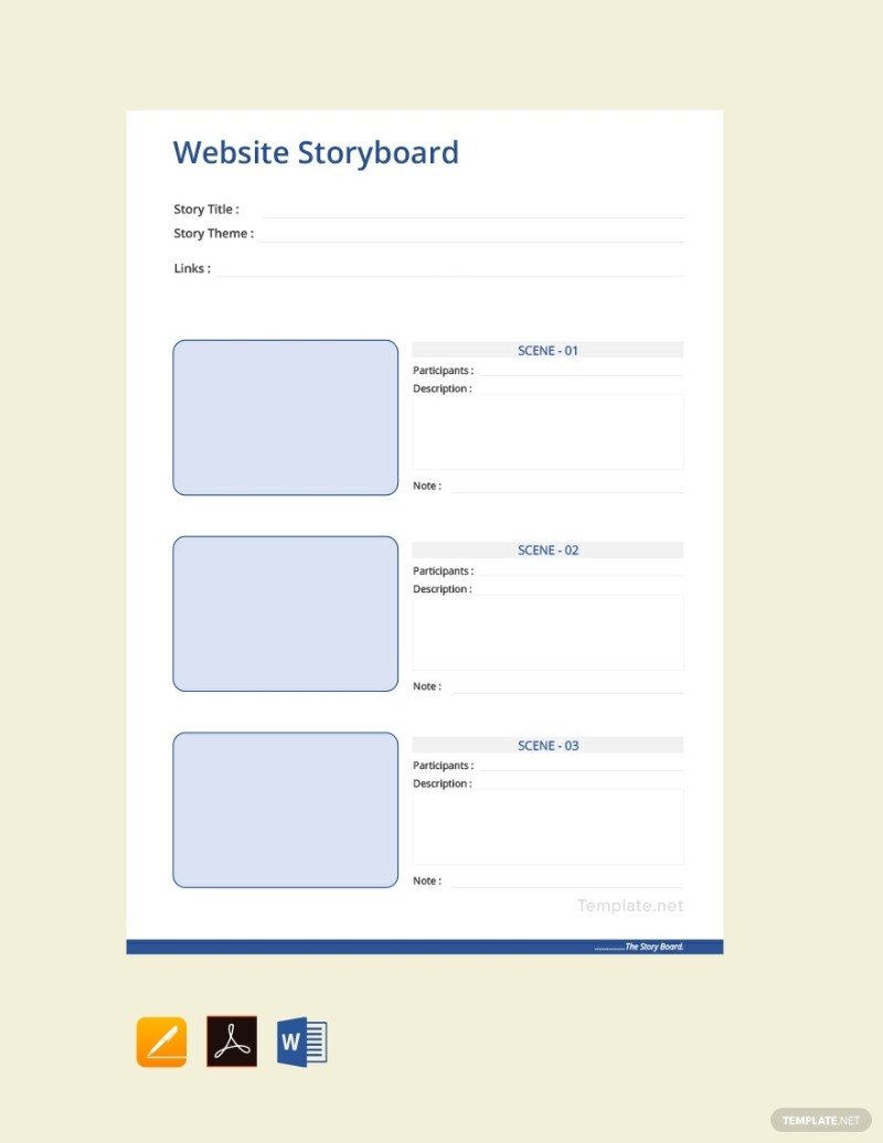 9 Storyboard Template