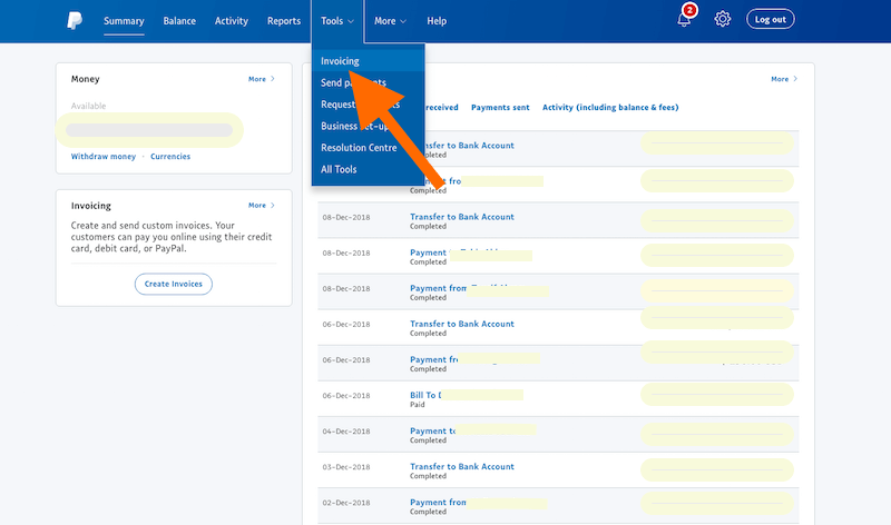 Create an Invoice Create an Invoice