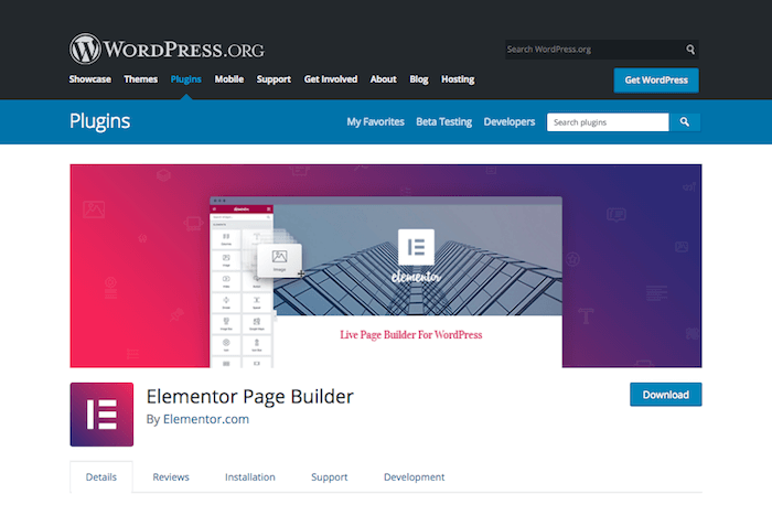 Elementor Page Builder