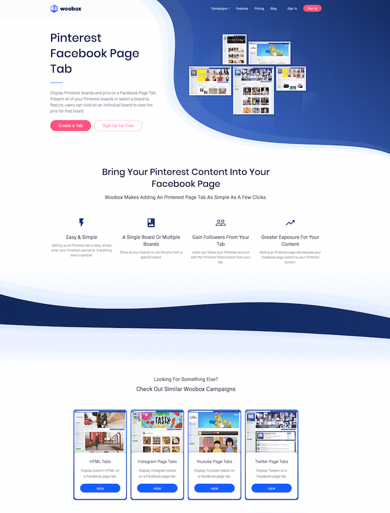 Woobox Pinterest Page Tabs Woobox Pinterest Page Tabs
