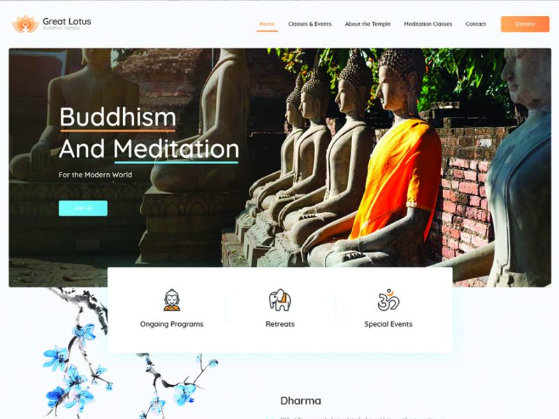 great-lotus-buddhist-temple-wordpress-theme