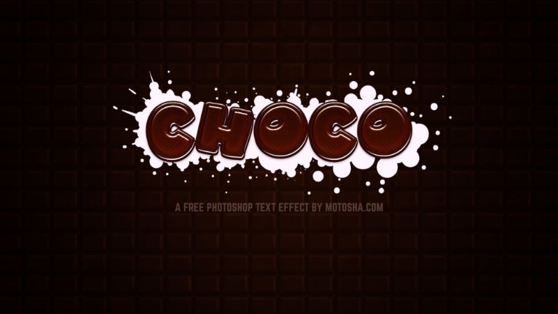 Photoshop Chocolate Text Styles