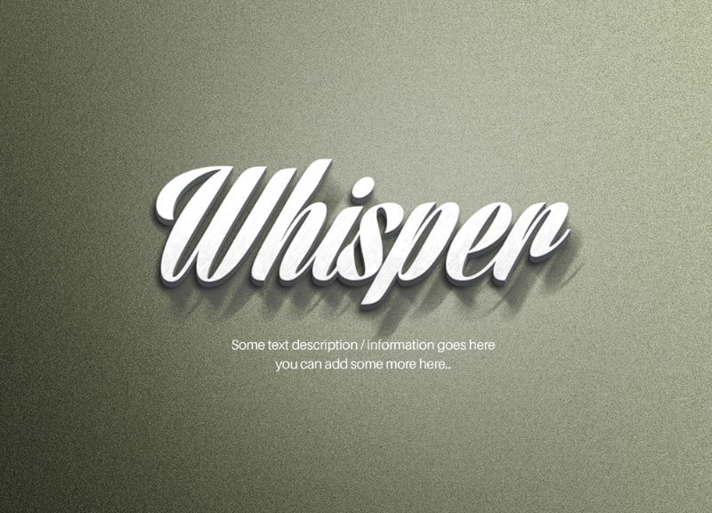 6. 3d metal text effect 3d metal text effect