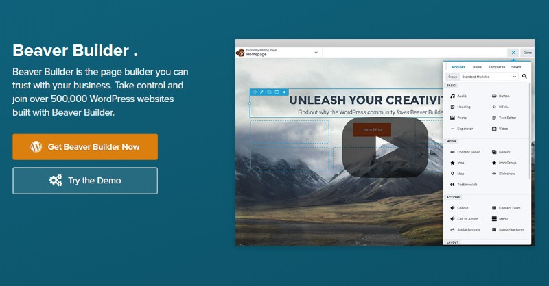 7. Beaver Builder Beaver Builder
