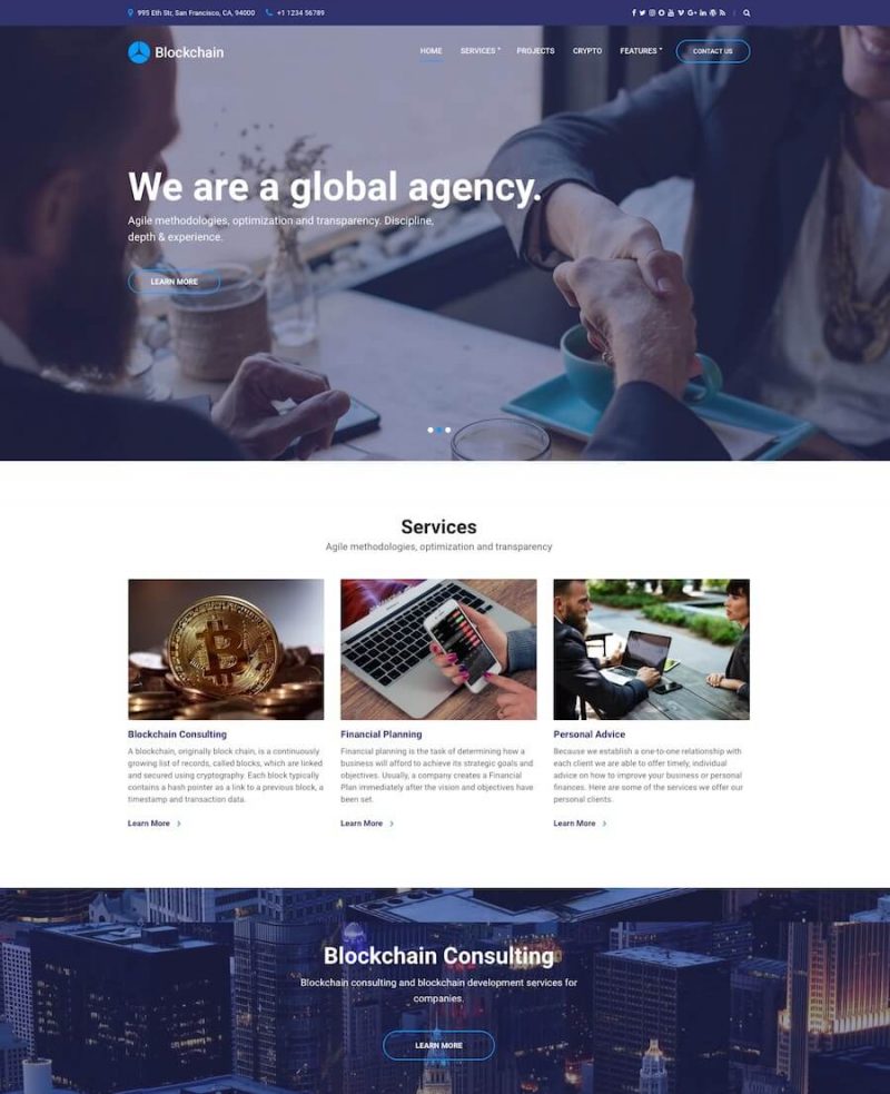 Blockchain Theme