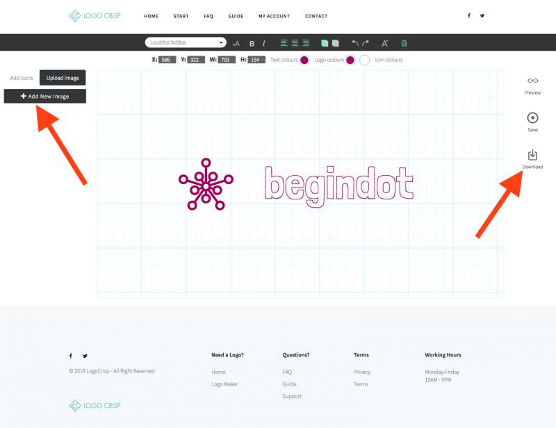 Design the logo