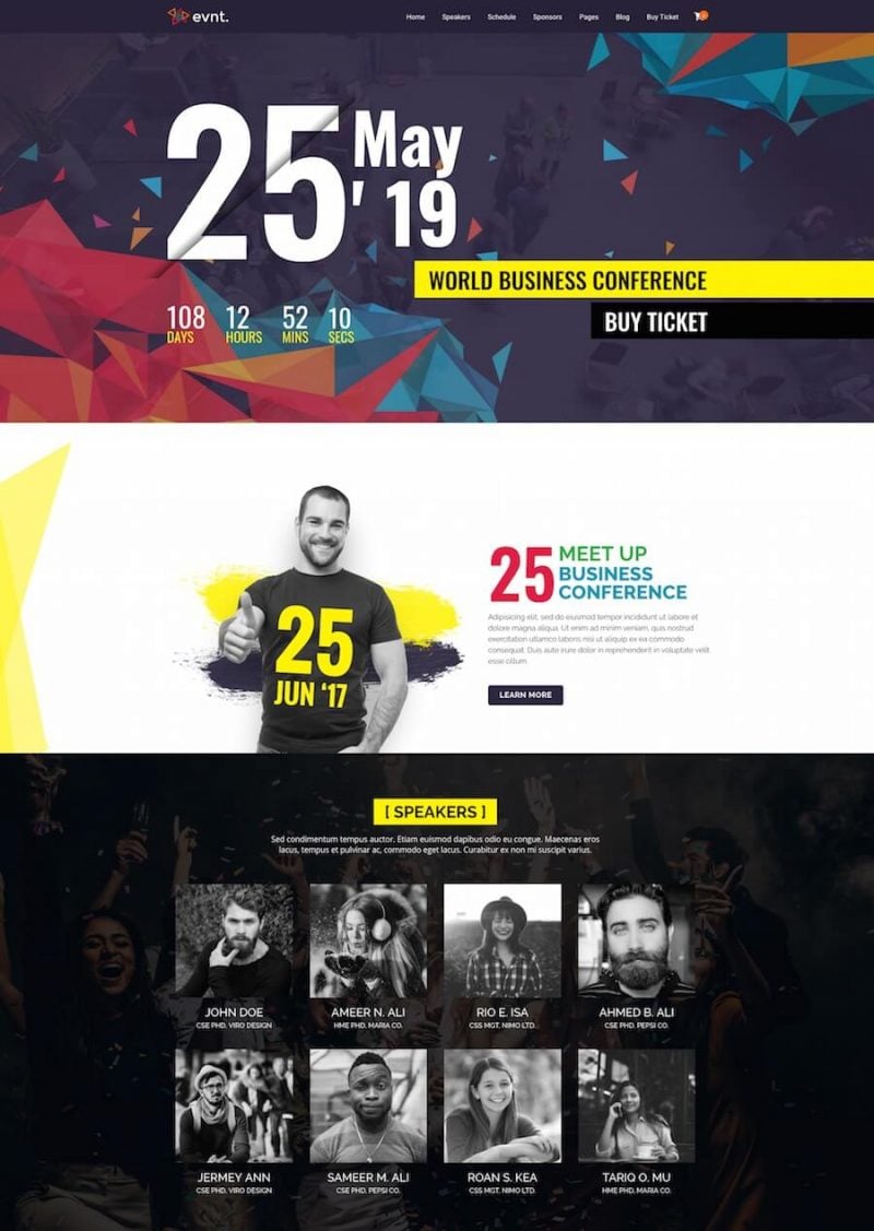 Evont Top Event WordPress Theme Evont Top Event WordPress Theme
